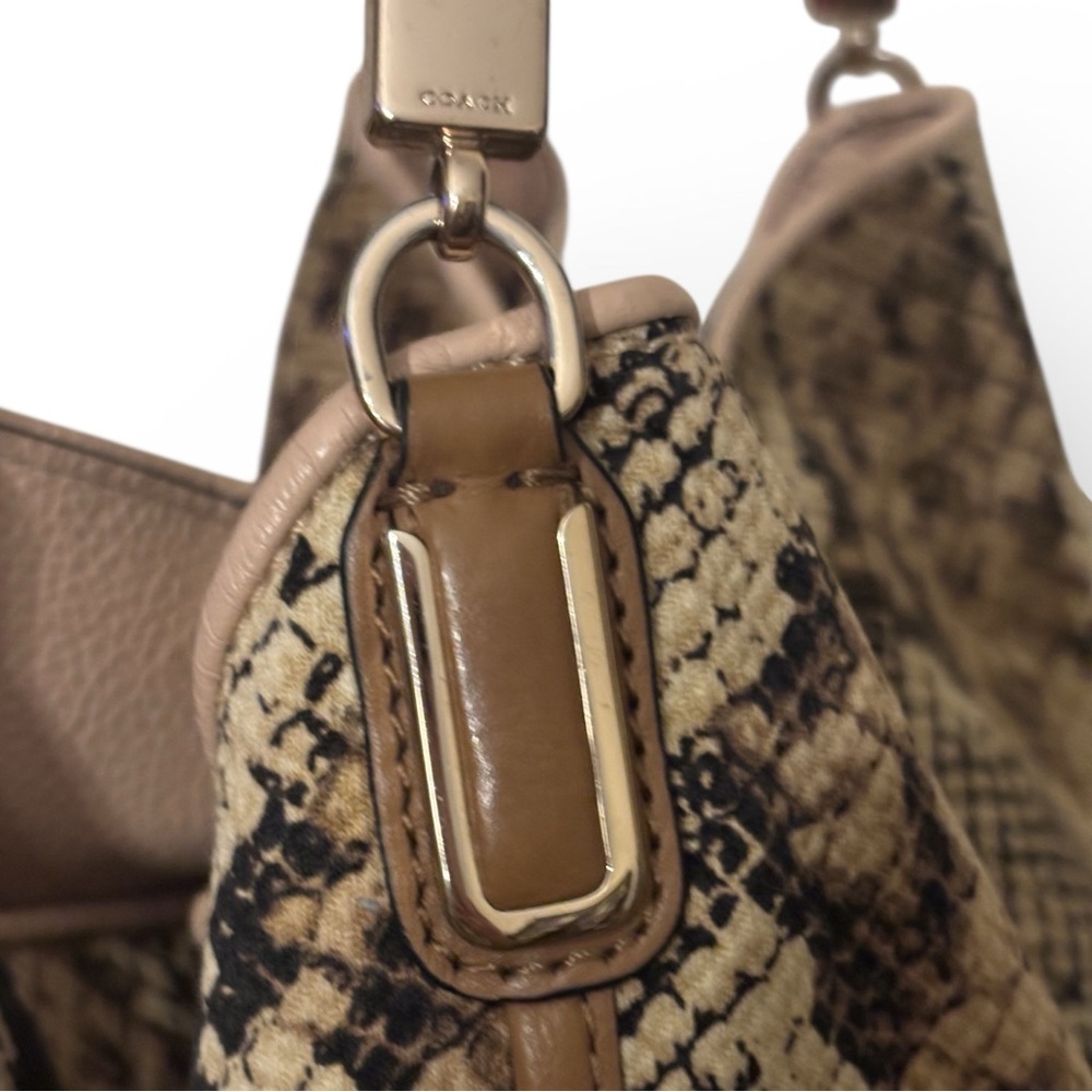 Coach Madison Python Print Phoebe Shoulder Bag - image 10